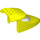 LEGO Levendig geel Vliegtuig Voorkant Top 6 x 10 x 4 met Transparant Glas (69953)