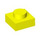 LEGO Jaune vif assiette 1 x 1 (3024 / 30008)