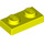 LEGO Amarillo vibrante Placa 1 x 2 (3023 / 28653)