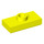 LEGO Jaune vif assiette 1 x 2 avec 1 Stud (avec rainure et support de goujon inférieur) (15573)