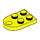 LEGO Jaune vif assiette 2 x 3 avec Arrondi Fin et Épingle Trou (3176)