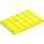 LEGO Vibrant Yellow Plate 4 x 6 (3032)