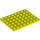 LEGO Vibrant Yellow Plate 6 x 8 (3036)