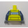 LEGO Vibrant Yellow Police Officer -  Female Minifig Torso (973 / 76382)