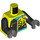 LEGO Vibrant Yellow Racer, Male (60383) Minifig Torso (973 / 76382)