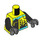 LEGO Vibrant Yellow Racer, Male (60383) Minifig Torso (973 / 76382)