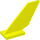 LEGO Vibrant Yellow Shuttle Tail 2 x 6 x 4 (6239 / 18989)