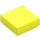 LEGO Vibrant Yellow Tile 1 x 1 with Groove (3070 / 30039)