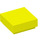 LEGO Levendig geel Tegel 1 x 1 met groef (3070 / 30039)