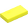 LEGO Vibrant Yellow Tile 1 x 2 with Groove (3069 / 30070)