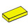 LEGO Vibrant Yellow Tile 1 x 2 with Groove (3069 / 30070)
