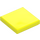 LEGO Vibrant Yellow Tile 2 x 2 with Groove (3068 / 88409)