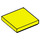 LEGO Leuchtendes Gelb Fliese 2 x 2 mit Nut (3068 / 88409)