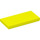 LEGO Leuchtendes Gelb Fliese 2 x 4 (87079)