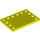 LEGO Giallo vivace Piastrella 4 x 6 con Bottoncini su 3 Edges (6180)