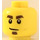 LEGO Video Game Champ Minifigure Kopf (Einbau-Vollbolzen) (3626 / 61337)