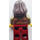 LEGO Viking ženský s Tmavě červená Nohy Minifigurka