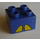 LEGO Violet Duplo Brique 2 x 2 avec Jaune arches (3437 / 31460)