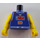 LEGO Violet Minifigure Torse NBA Player Number 3