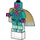 LEGO Vision with Dark Turquoise Suit with Transparent Brick