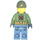 LEGO Volcano Explorer - Male, Shirt met Riem en Radio minifiguur