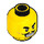 LEGO Wallop Minifigur Huvud (Infälld solid knopp) (3626 / 77778)