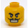 LEGO Wallop Minifigur Hoved (Forsænket solid knops) (3626 / 77778)