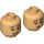 LEGO Warme Bräune Cho Chang Minifigure Kopf (Einbau-Vollbolzen) (3626 / 103489)