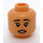 LEGO Warm Tan Cho Chang Minifigure Head (Recessed Solid Stud) (3626 / 103489)