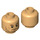 LEGO Warm Tan Din Djarin Head (Recessed Solid Stud) (3626 / 100563)