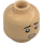 LEGO Warme Bräune Kenji Minifigur Kopf (Vertiefte feste Noppen) (3274)