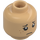 LEGO Warme Bräune Leanne Kopf (Vertiefte feste Noppen) (3274 / 108515)