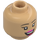 LEGO Warm Tan Madam Malkin Head (Recessed Solid Stud) (3274)