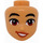 LEGO Warm Tan Minidoll Head with Brown Eyes (Peter) (92198 / 101094)