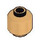 LEGO Warm Tan Minifigure Head (Recessed Solid Stud) (3274 / 3626)