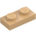 LEGO Warm Tan Plate 1 x 2 (3023 / 28653)