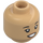 LEGO Warm Tan Sam Kerr Minifigure Head (Safety Stud) (3274 / 104648)