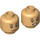 LEGO Warm Tan Sam Kerr Minifigure Head (Safety Stud) (3274 / 104648)