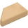 LEGO Warm Tan Tile 1 x 2 45° Angled Cut Right (5092)