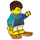 LEGO Water Park Boy met Bril en Flippers Minifiguur