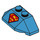 LEGO Wedge 2 x 4 Triple with Supergirl Logo (36022 / 47759)