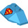 LEGO Keil 2 x 4 Verdreifachen mit Supergirl Logo (36022 / 47759)