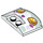 LEGO Coin 3 x 4 x 0.7 avec Recess avec Chat Décoration (72430 / 93604)