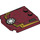 LEGO Coin 4 x 4 Incurvé avec Iron Man Bonnet (24832 / 45677)