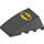 LEGO Coin 4 x 4 Tripler Incurvé sans Goujons avec Batman logo (16316 / 47753)