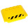 LEGO Wedge 4 x 6 Curved with Black and Yellow Danger Stripes Sticker (52031)