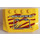 LEGO Wig 4 x 6 Gebogen met &#039;DINO CAPTURE HQ&#039; Sticker (52031)