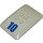 LEGO Coin 4 x 6 Roof Incurvé avec Bleu &#039;10&#039; sur blanc Background Autocollant (98281)