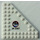 LEGO Keil Platte 10 x 10 ohne Ecke ohne Bolzen Im zentrum mit &#039;JM3367&#039;, Raum Center Logo (Recht) Aufkleber (92584)