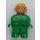 LEGO Wendy with bright green legs and top Duplo Figure